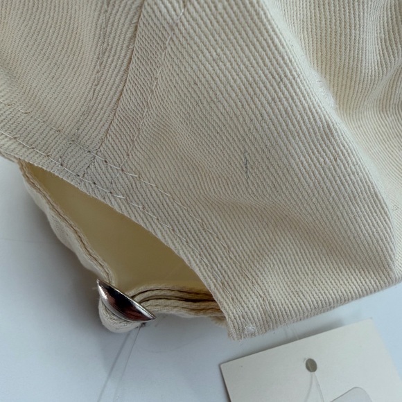 Sporty & Rich 94 Hat Logo Embroidered Cotton In Cream main image 5